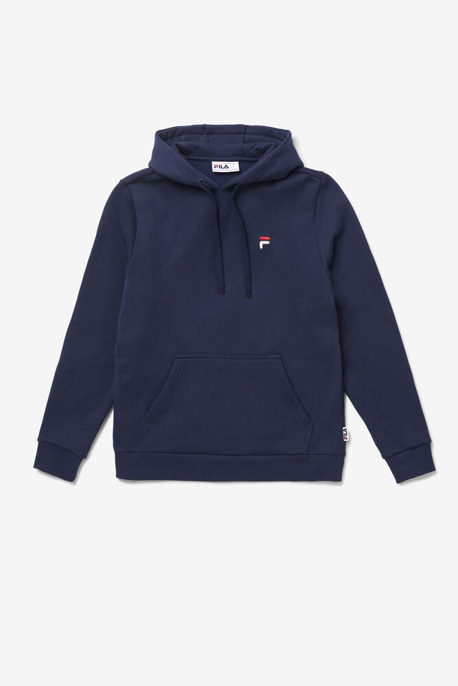 Fila Hoodie Luka Mens Navy - India EUK-169352